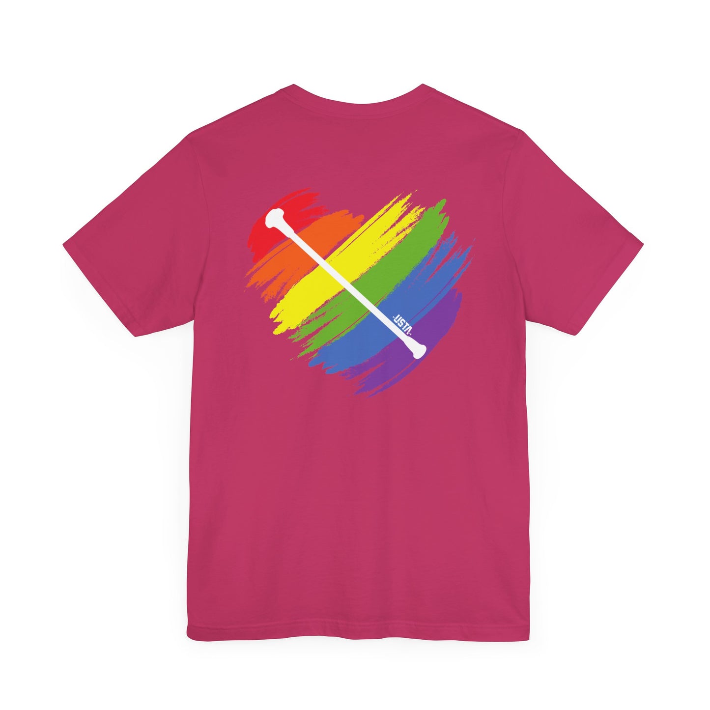 Rainbow Heart | Unisex Short Sleeve Tee