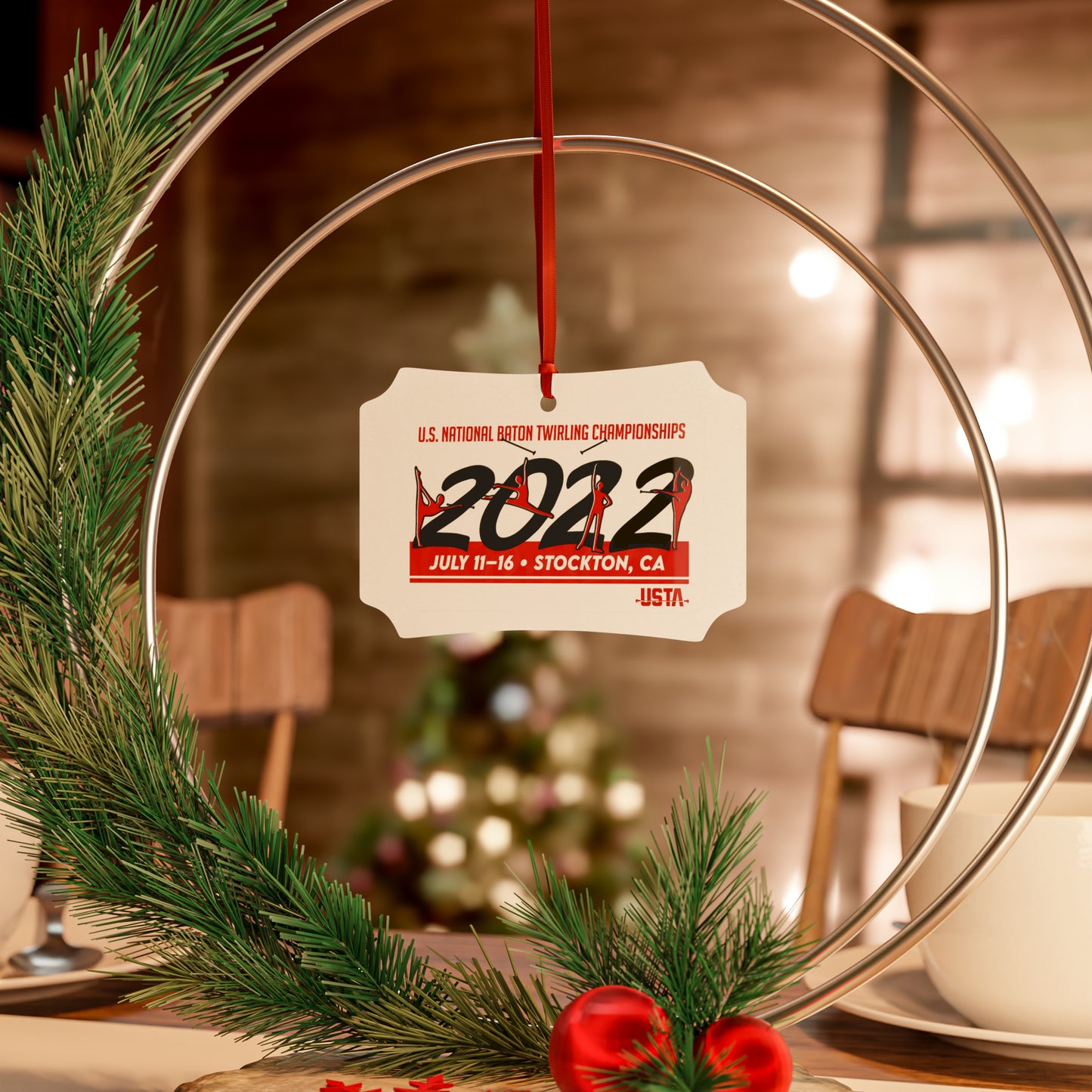 2022 U.S. National Baton Twirling Championships Ornament